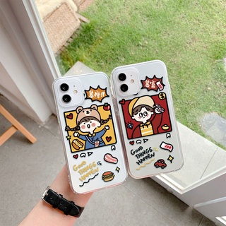 เคสโทรศัพท์มือถือแบบนิ่ม Tpu กันกระแทก กันรอยกล้อง ลาย Try to make money and Got rich แฟชั่น สําหรับ iPhone 11 12 13 pro max XS X XR XSMax 7 8 6 6s plus 5 4 SE 2020