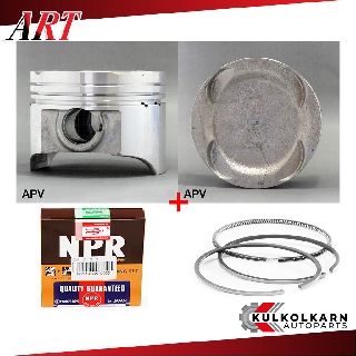 ART ลูกสูบ/แหวน NPR สำหรับ SUZUKI GC416, CARRY 16V รุ่นเครื่อง G16A