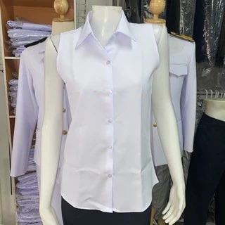 เสื้อแขนกุดตัวใน เสื้อตัวในชุดปกติขาวหญิง สีขาวโอโม่ S-5XL