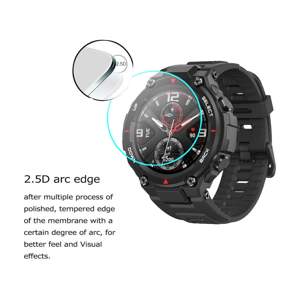 ตัวป้องกันหน้าจอ กระจกนิรภัย สำหรับ Huami Amazfit T-Rex Pro