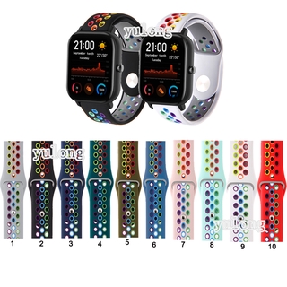 สายนาฬิกาซิลิโคนสำหรับ Huami Amazfit GTS 2 GTS2 mini