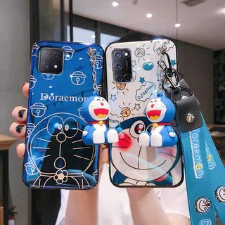 เคส-OPPO A17K A78 A98 Reno 8T A77 5g A57 2022 A96 Reno 8Z 7Z A76 Reno 6Z 5g  A16 A54 A95 A74 A94 Reno 5 Reno 6 OPPO A15 A93 A53 Reno 4 A12 A92 A31 A9 A5 2020 F11pro Reno 2F A5S A3S A7เคสโทรศัพท์ ลายน่ารัก พร้อมสายคล้อง สำหรับ