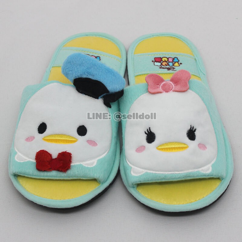 รองเท้าใส่ในบ้าน Donald & Daisy ลิขสิทธิ์แท้ / โดนัล & เดซี่ Donald duck Tsum Tsum ดิสนีย์ Disney