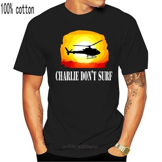 [100% Cotton] เสื้อยืดแขนสั้น ผ้าฝ้าย พิมพ์ลายภาพยนตร์ CHARLIE DONT SURFER APOCALYPSE RETRO VINTAGE แฟชั่นฤดูร้อน JCgkk