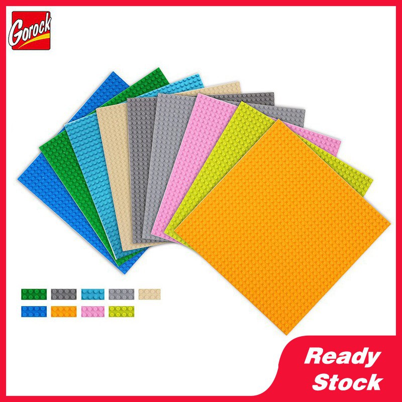 Gorock เข้ากันได้กับเลโก้บล็อกสร้างอนุภาคขนาดเล็กแผ่นด้านล่าง 32X32 เด็กของเล่นเพื่อการศึกษาของขวัญวันเกิด