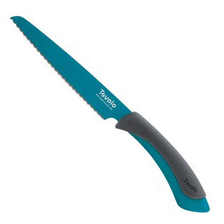 TOVOLO 81-10932มีสไลด์ฟันปลาสีฟ้า 5" Serrated Slicing Knife (Teal) มีส่งฟรี นำเข้าจาก USA มีส่งฟรี รับประกัน 1 ปี