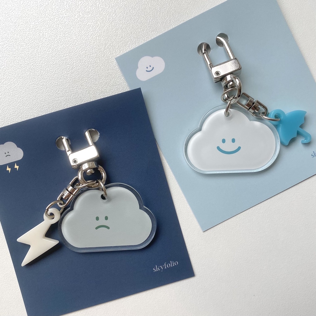 [Pre-order] skyfolio — Cloud keyring พวงกุญแจ