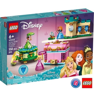 เลโก้ LEGO Disney 43203 Aurora, Merida and Tianas Enchanted Creations