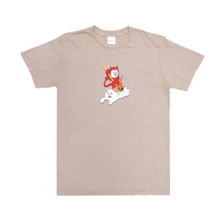 SLUM LTD - RIPNDIP Branded Tee Almond