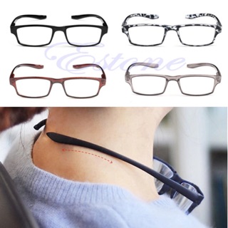 🚒พร้อมส่ง👉🏻แว่นตาอ่านหนังสือ แว่นสายตายาว​ แบบเกี่ยวพักที่คอได้ ค่าสายตา +100-+400
