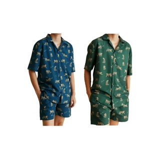 HOBS Leopard Collection Shirt & Shorts (2 Colors, Size M XL)