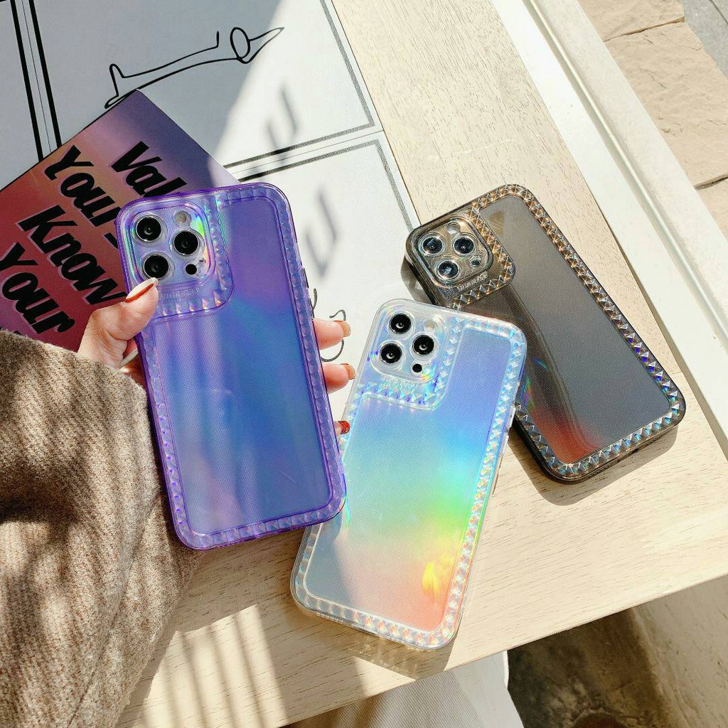ส่งจากไทย🇹🇭 เคสโฮโลแกรม3สี เคสไอโฟน iPhone 11 11pro 11promax 12 12pro 12promax เคสไอโฟน11 เคสไอโฟน12
