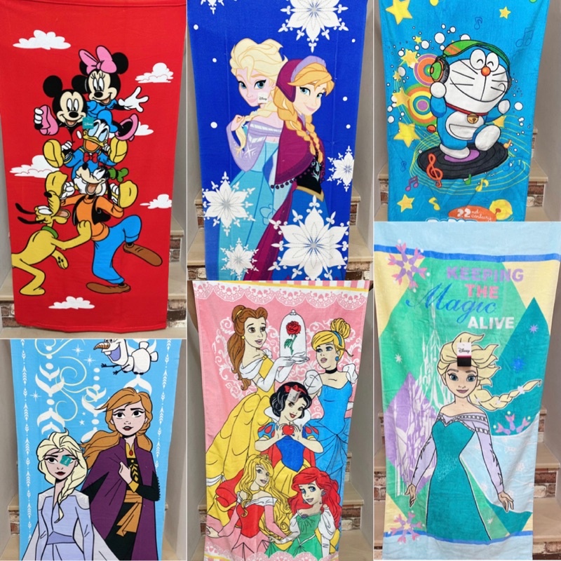 ผ้าเช็ดตัวผืนใหญ่ป้ายDisney