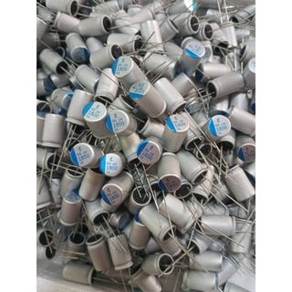 1800uF 16V  Capacitor สีเงินแทบฟ้า ขนาด17x10mm. ของดีของแท้จากโรงงาน1800UF 16Vตัวเก็บประจุแบบอิเล็กโทรไลต์ /20ตัว/