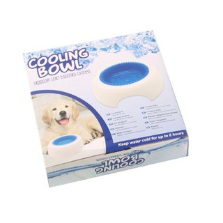 cooling bowl ถ้วยน้ำเจลเย็น สำหรับสัตว์เลี้ยง