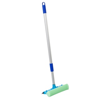 ฟองน้ำเช็ดกระจกด้ามปรับ 2 ระดับ สีน้ำเงิน NCL ฟองน้ำ ยางรีดน้ำ Window cleaning sponge, adjustable handle, 2 levels, blue