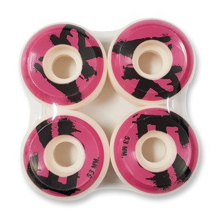 ล้อสเก็ตบอร์ด Dreg Logo Pink Wheels 53mm.