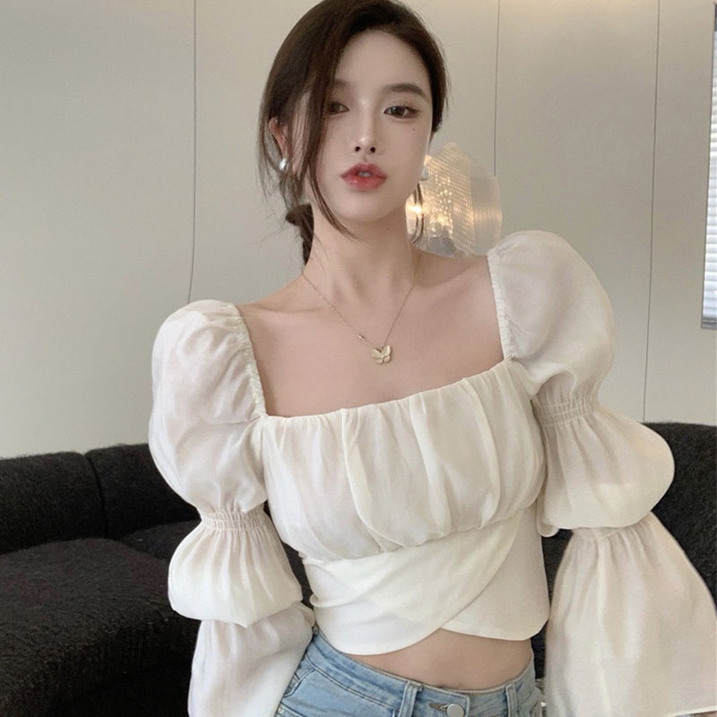 เสื้อครอปโชว์เเผ่นหลังสวยๆเซ็กซี่