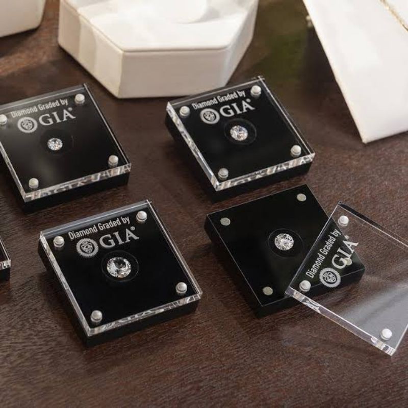 กล่องใส่เพชรร่วงของแท้จาก GIA loose diamond box นำเข้าจากยุโรป ...