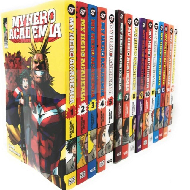 ลดราคา หนังสือการ์ตูน​ My hero academia เล่ม 1-15  สินค้าใหม่