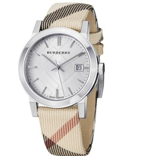 Burberry Womens Watch Nylon Strap BU9022 - Beige/White(Black)