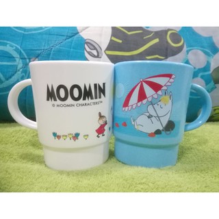 แก้วน้ำ ลายลิขสิทธิ์แท้มูมิน Moomin ป้องกันแบคทีเรีย แพ็คคู่ (2 ใบ)