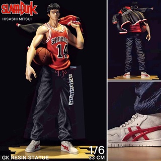 Figure ฟิกเกอร์ Cola Studio Slam Dunk Shohoku สแลมดังก์ ทีมโชโฮคุ Mitsui Hisashi มิสึอิ ฮิซาชิ 1/6 สูง 33 cm Basketball