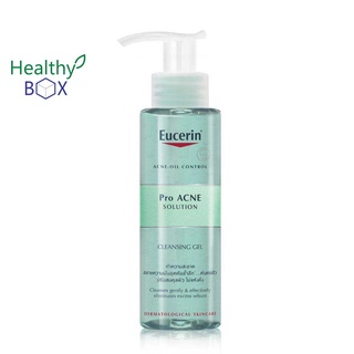 Eucerin Pro Acne Solution Cleansing Gel  200ml. ทำความสะอาดผิวหน้าเพื่อลดปัญหาสิว (V)