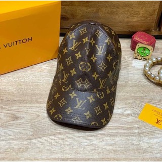 Louis Vuitton Leather Cap หมวกหลุยส์ วิทตอง