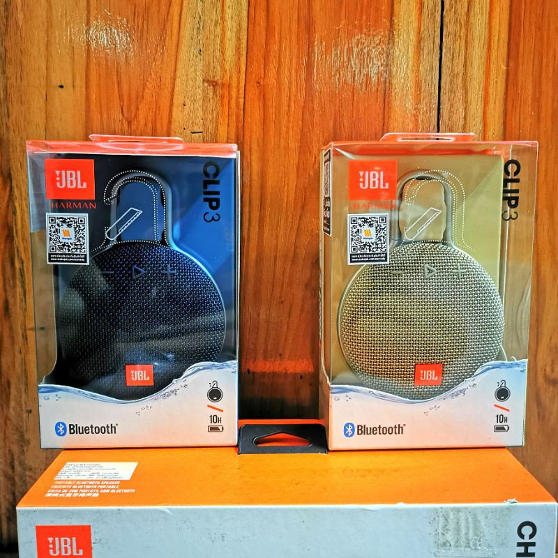 JBL Clip ​3  มีประกัน​ศูนย์​ 1 ปี ลำ​โพง​พกพาไร้สาย