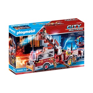 Playmobil 70935 Rescue Vehicles: Fire Engine with Tower Ladder รถกู้ภัย: รถดับเพลิงพร้อมบันไดทาวเวอร์