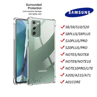 เคสใสกันกระแทก สำหรับSAMSUNG S8 S9 PLUS NOTE8 NOTE9 S20 ULTR…