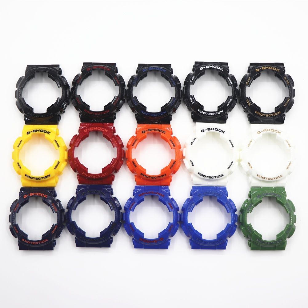 สาย PU สําหรับ GA-110 GA-100 GD-100 GD-110 GD-120 GA-110GB สายนาฬิกาพร ้ อม Bezel สําหรับ GA110 100 GD100 110 120 GA110GB นาฬิกากันน ้ ําสายรัดสร ้ อยข ้ อมือเข ็ มขัดกรณี