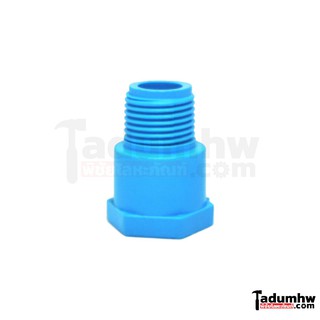 TOR ข้อต่อ ผ.ม. ข้อต่อเกลียวนอก-ใน PVC รุ่นหนา ขนาด 1/2"