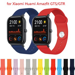 สายนาฬิกาข้อมือซิลิโคน สําหรับ Xiaomi Huami Amazfit GTS GTS 3 2 2e 2Mini Garmin Forerunner 245 245 M 645 T.