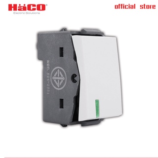 HACO สวิตช์ 1 ทาง 1 ช่อง สวิตช์ไฟ 1 Way Switches DECO รุ่น W2711