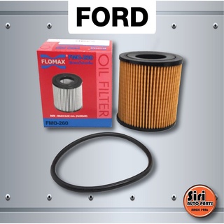 กรองเครื่อง กรองน้ำมันเครื่อง Ford Ranger 2.2 /3.2 ,FORD T6,Everest Duratorqe 12 ,BT50 PRO 2.2 (FLOMAX FMO-260 / FM0-...