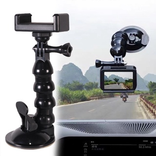 [Universal อุปกรณ์เมาท์ขาตั้งสําหรับวางโทรศัพท์มือถือกล้อง Gopro [ มัลติฟังก์ชั่น ] [แดชบอร์ดติดรถยนต์] [ที่วางคอห่านแดชบอร์ด]