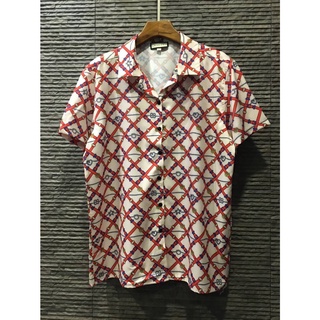 SALE เสื้อเชิ้ตแขนสั้น GG QUATREFOIL SHIRT Size L / XL / XXL