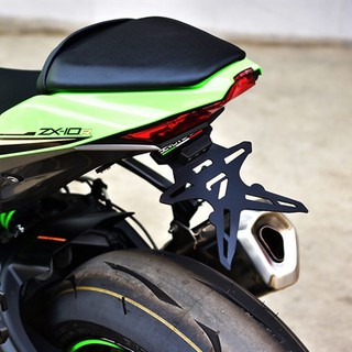 118.ท้ายสั้นแม่เหล็กพับได้ ไม่มีไฟส่องป้ายทะเบียน รุ่น ZX-10R งาน SEVENSPEED