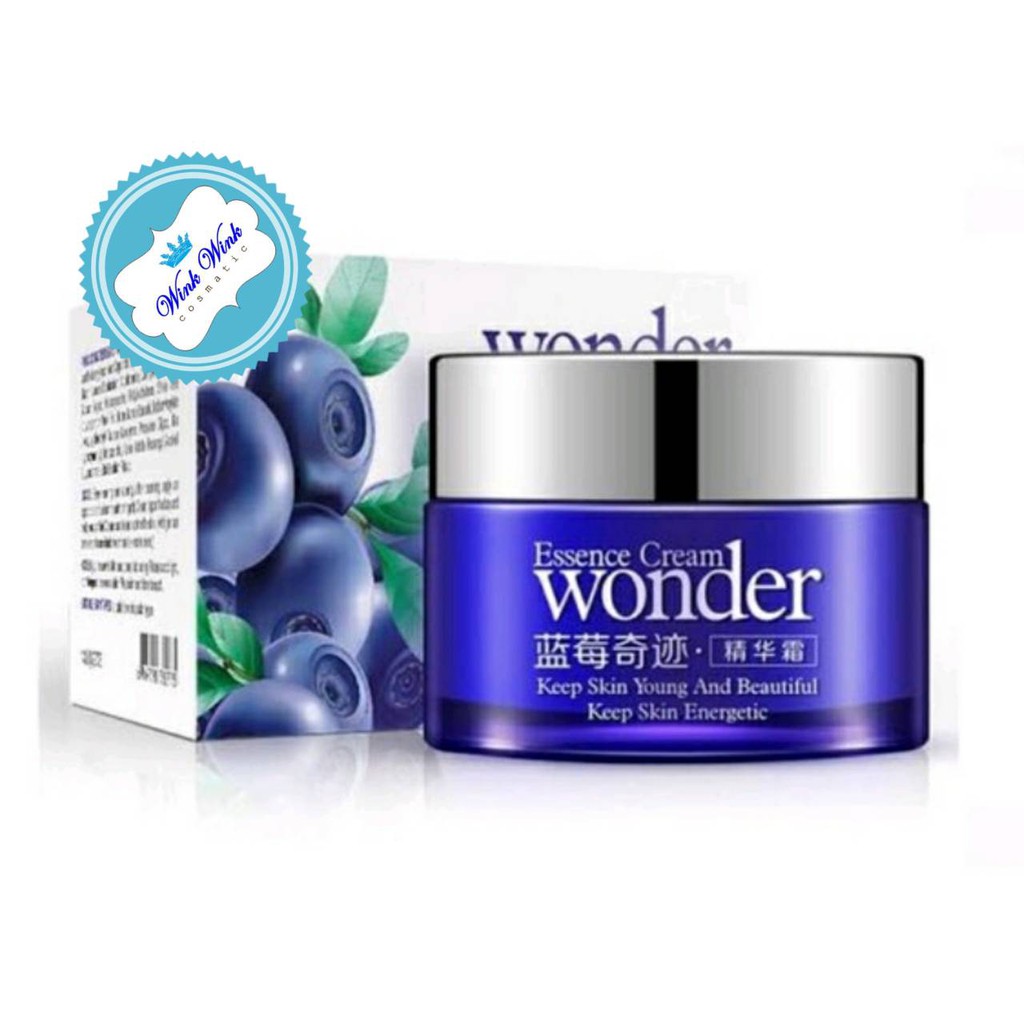 BIOAQUA Wonder Essence Cream 50g. / 1 กระปุก ครีมบลูเบอร์รี่ ครีมชะลอความแก่ 10 เท่า