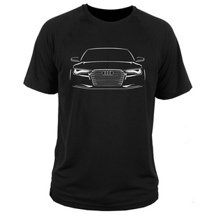 T-Shirtเสื้อยืดคอกลม พิมพ์ลาย Audi Rs6 Rs3 Rs4 สีดํา สไตล์คลาสสิก สําหรับผู้ชาย NNpnbc04KBkefi50 S-5XL