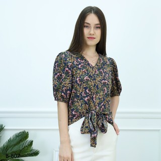 AMILA Blouse AM-B807 พีชสกิน IGPU21-4