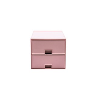 กล่องลิ้นชัก ABS  UDEE  SV18016  2 ชั้น- สีชมพูพลาสเทล/ABS Drawer Box UDEE SV18016 2-tier - Plastel Pink