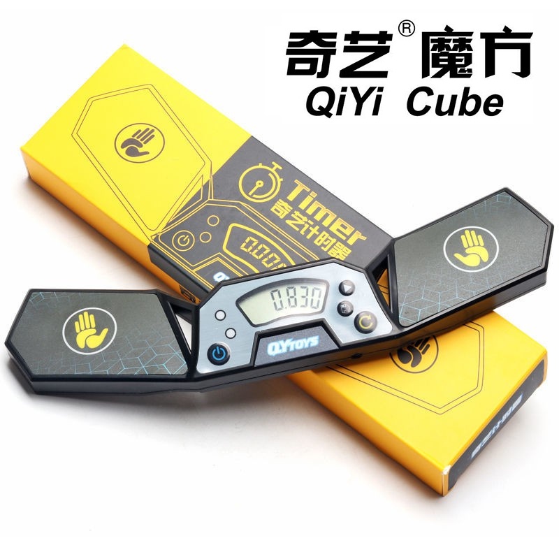 Qiyi Timer Cube Qiyi นาฬิกาจับเวลาดิจิทัล สําหรับการแข่งขันลูกบาศก์มายากล ความเร็ว ซ้อนกัน ท้าทายเวลา