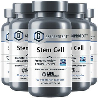 ผลิตภัณฑ์อาหารเสริม Life Extension, Geroprotect, Stem Cell, 60 Vegetarian Capsules (VF)