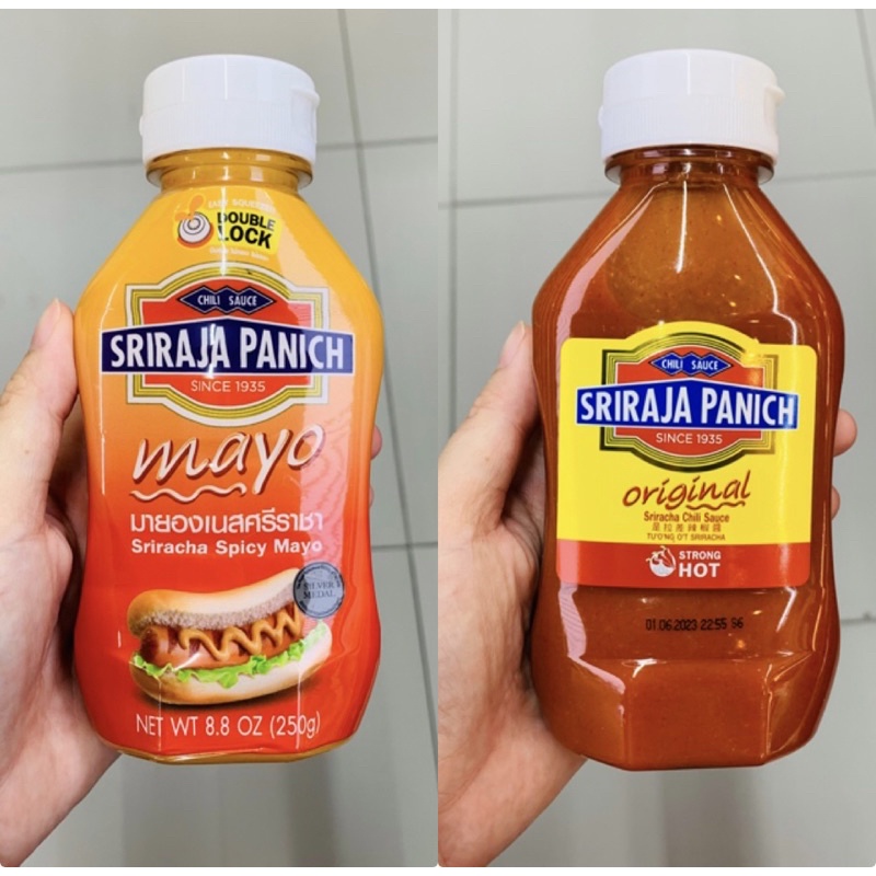 Spicy Mayo มายองเนสรสเผ็ด / ซอสพริกศรีราชา รสเผ็ดมาก ศรีราชา พานิช Sriracha Panich Chilli sauce Mayo