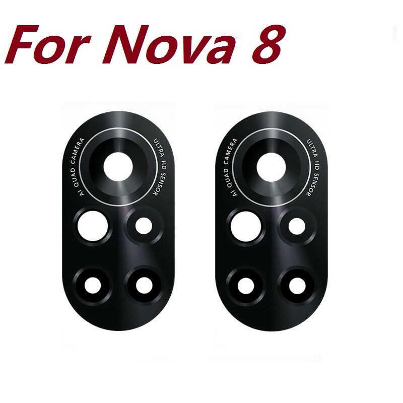 Huawei Nova 8 / Nova8 กระจกกล้องหลังแตกสําหรับซ่อม ANG-L02B ANG-L21B ANG-L22B