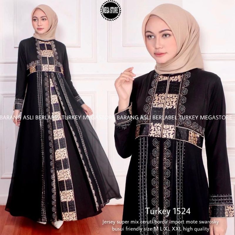 Abaya Turkey 1524 ของแท้ โดย megastore