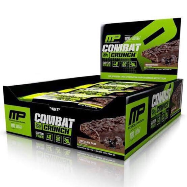** Pre-order ** MusclePharm Protein Bar Combat Crunch 12 bars